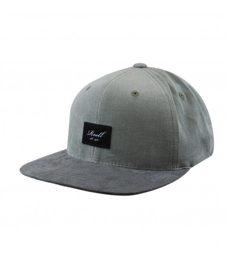 Suede Cap grey green ribcord Reell